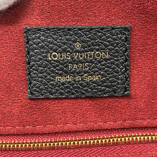 LOUIS VUITTON Handbag M45811 leather black Monogram Ann Platt Grand Palais MM Women Used Authentic