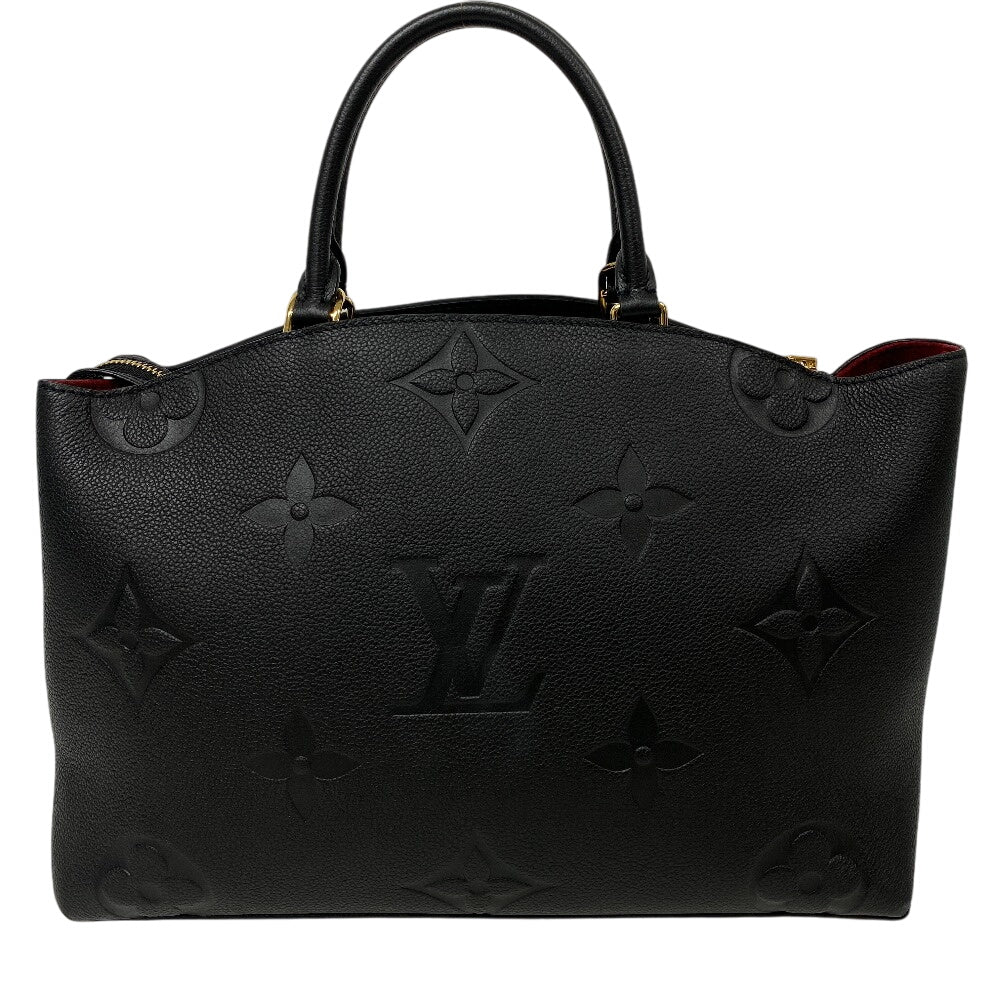 LOUIS VUITTON Handbag M45811 leather black Monogram Ann Platt Grand Palais MM Women Used Authentic
