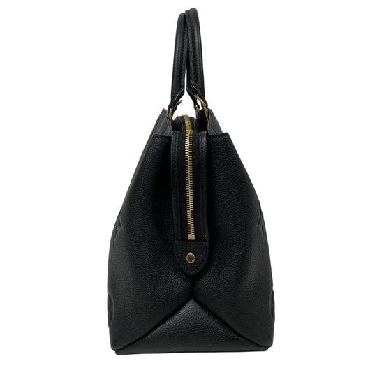 LOUIS VUITTON Handbag M45811 leather black Monogram Ann Platt Grand Palais MM Women Used Authentic