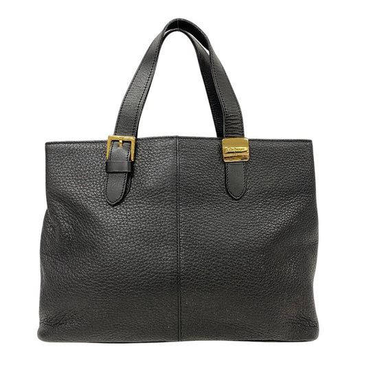 Burberrys Tote Bag leather black
