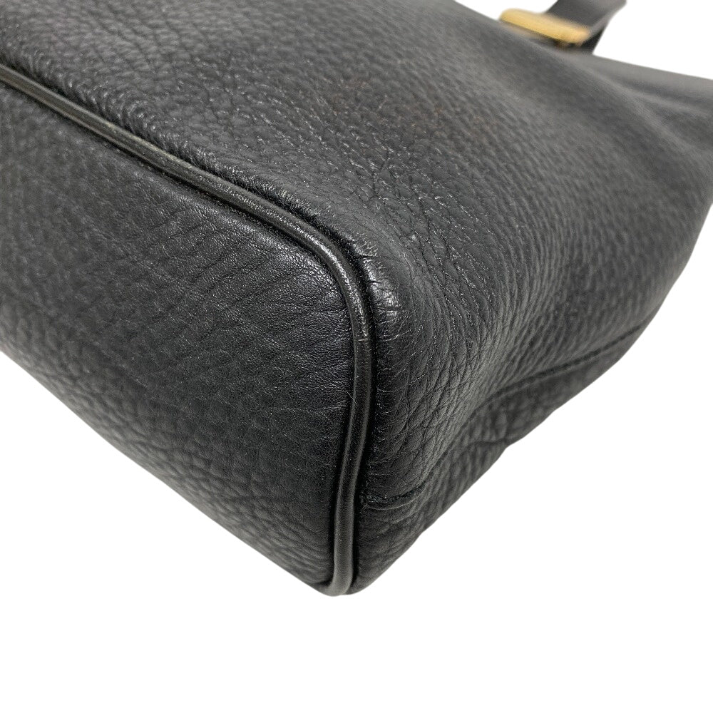 Burberrys Tote Bag leather black