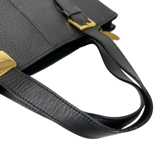 Burberrys Tote Bag leather black