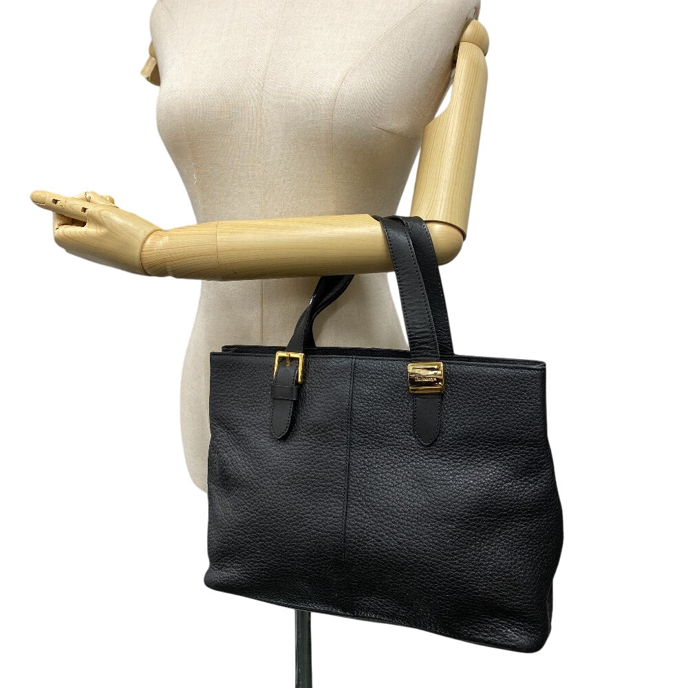 Burberrys Tote Bag leather black