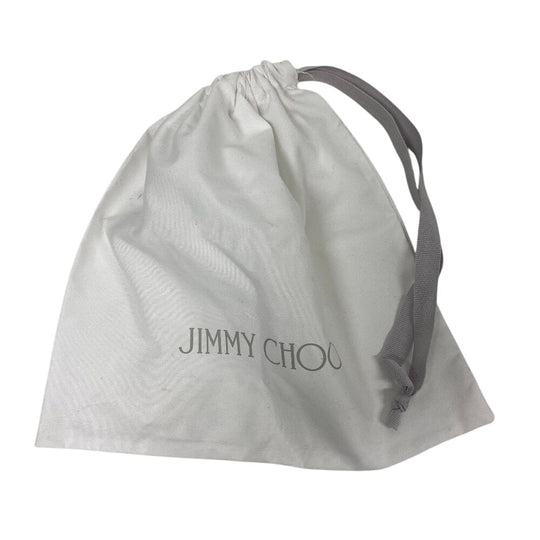 JIMMY CHOO Shoulder Bag leather black Varenne Women Used Authentic