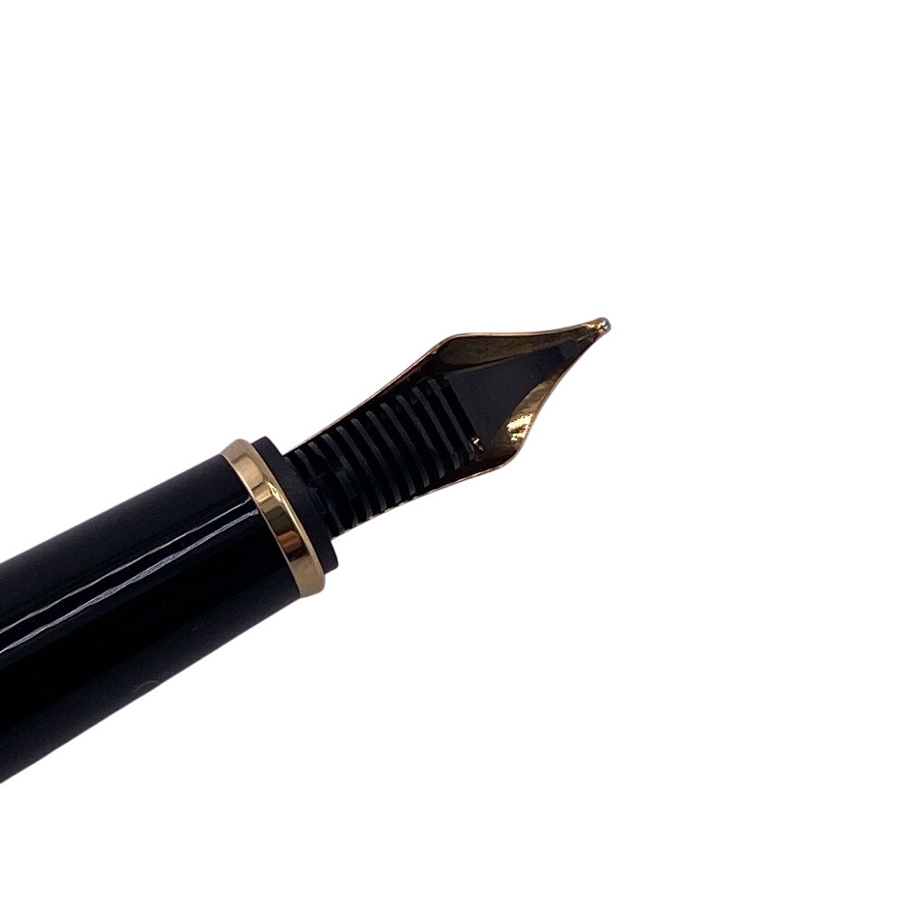 MONTBLANC fountain pen Gold Plated black Nib 14K/585 Meisterstck mens(Unisex) Used Authentic