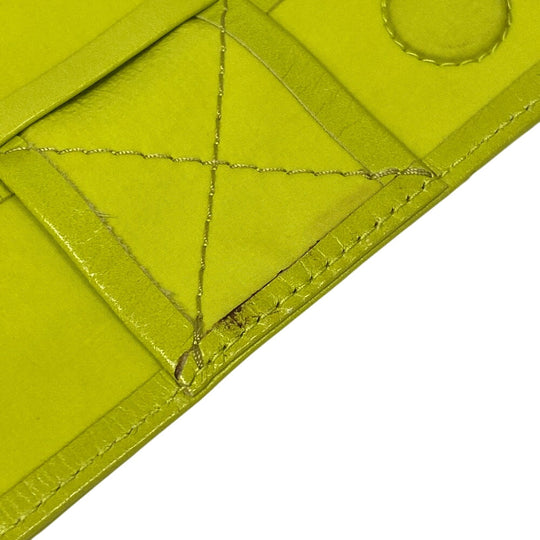 BOTTEGAVENETA Sling bag leather yellow MAXI INTRECCIATO Women Used Authentic