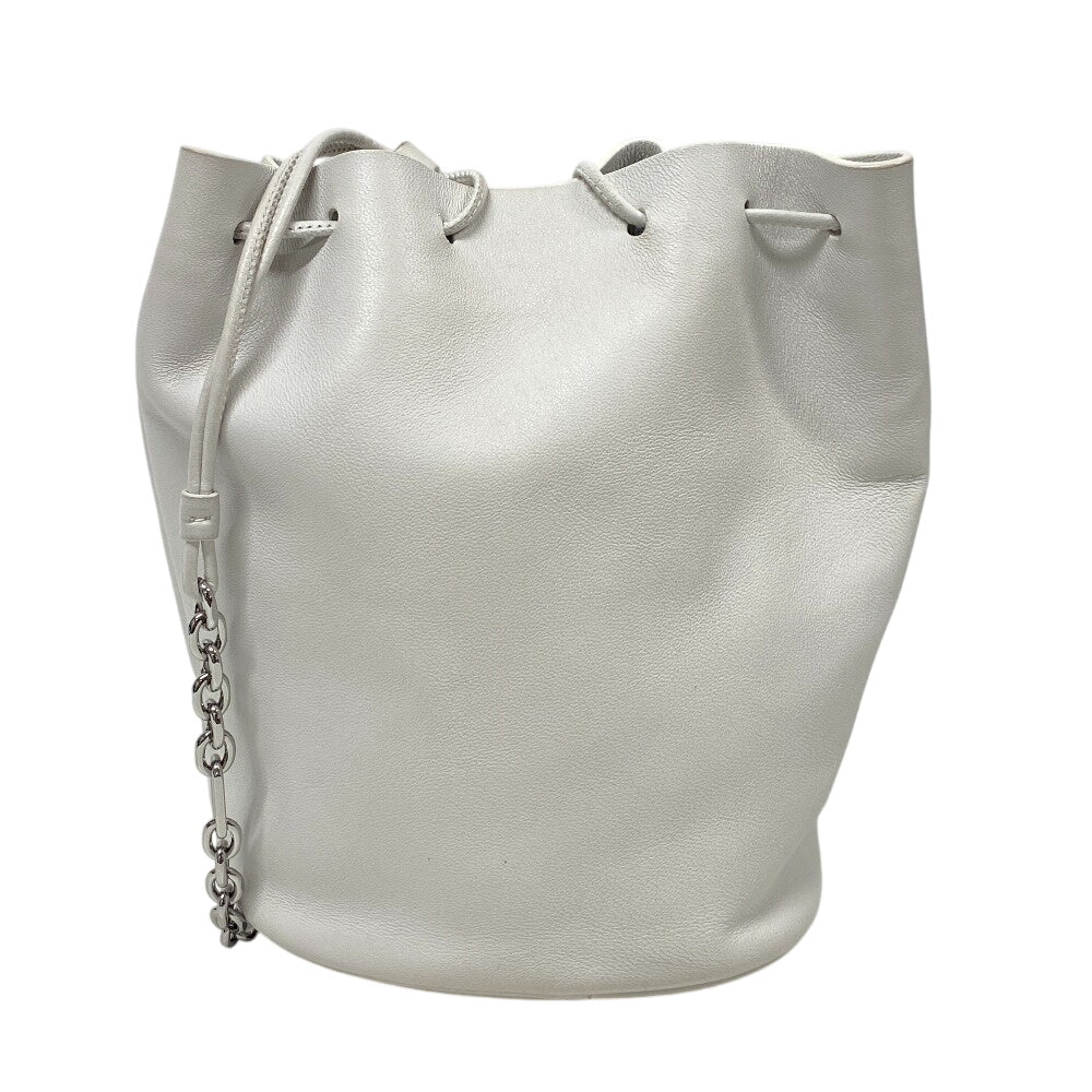 Maison Margiela Shoulder Bag S56WG0113 leather white TABI Women Used Authentic