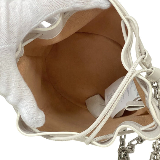 Maison Margiela Shoulder Bag S56WG0113 leather white TABI Women Used Authentic