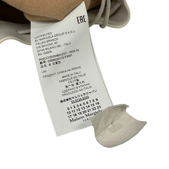 Maison Margiela Shoulder Bag S56WG0113 leather white TABI Women Used Authentic