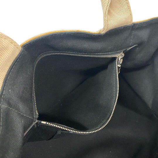 PRADA Tote Bag canvas white Mistrino Canapa flour Women Used Authentic