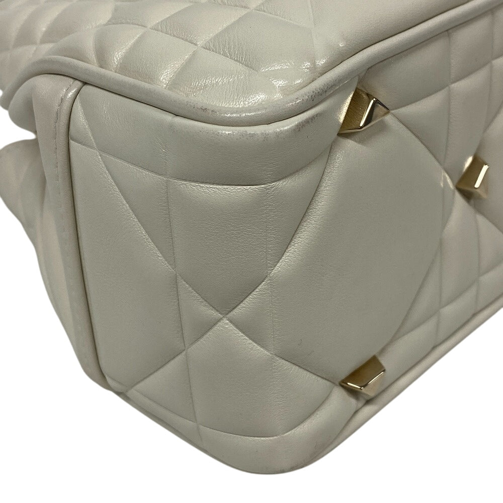 Christian Dior Handbag M0699OVJX leather white 2WAY handbag Cannage Lady Women Used Authentic