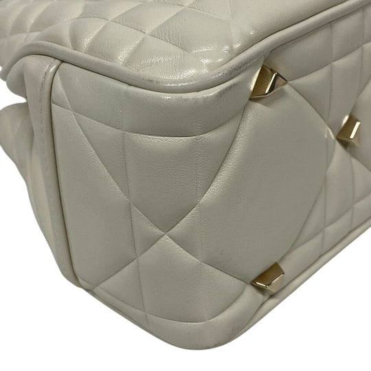 Christian Dior Handbag M0699OVJX leather white 2WAY handbag Cannage Lady Women Used Authentic