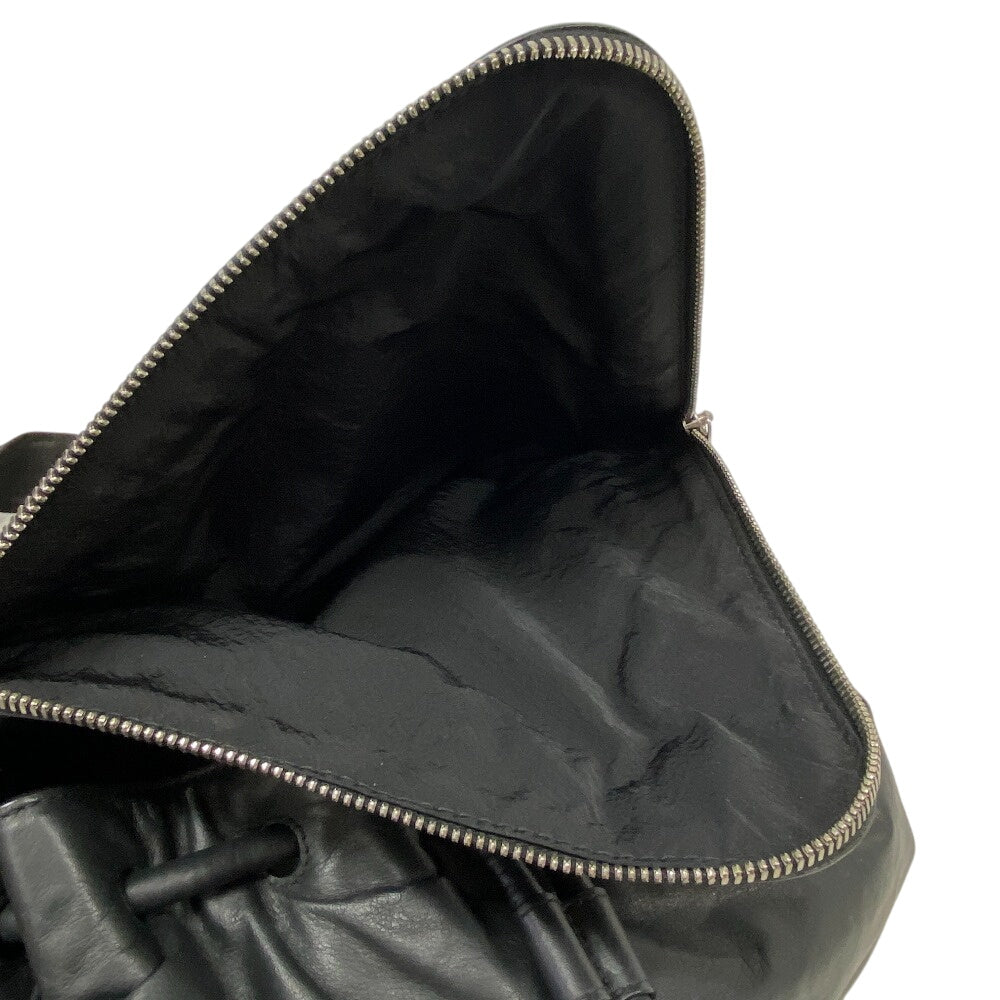 BOTTEGAVENETA Sling bag leather black Cross body Beak mens Used Authentic