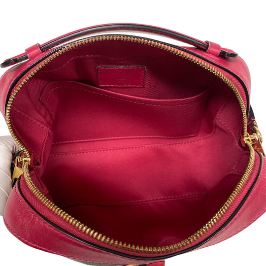 LOUIS VUITTON Shoulder Bag M43557 Monogram, PVC coated canvas Brown Freesia Monogram Saintonge Women Used Authentic