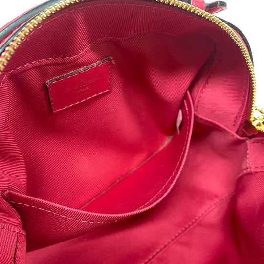 LOUIS VUITTON Shoulder Bag M43557 Monogram, PVC coated canvas Brown Freesia Monogram Saintonge Women Used Authentic