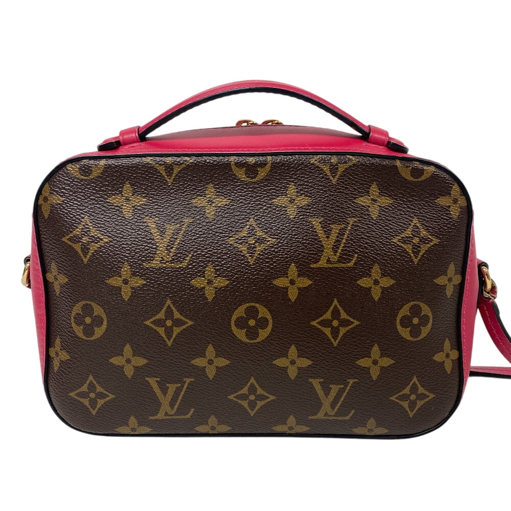 LOUIS VUITTON Shoulder Bag M43557 Monogram, PVC coated canvas Brown Freesia Monogram Saintonge Women Used Authentic
