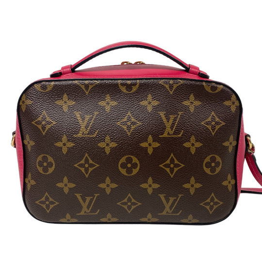 LOUIS VUITTON Shoulder Bag M43557 Monogram, PVC coated canvas Brown Freesia Monogram Saintonge Women Used Authentic