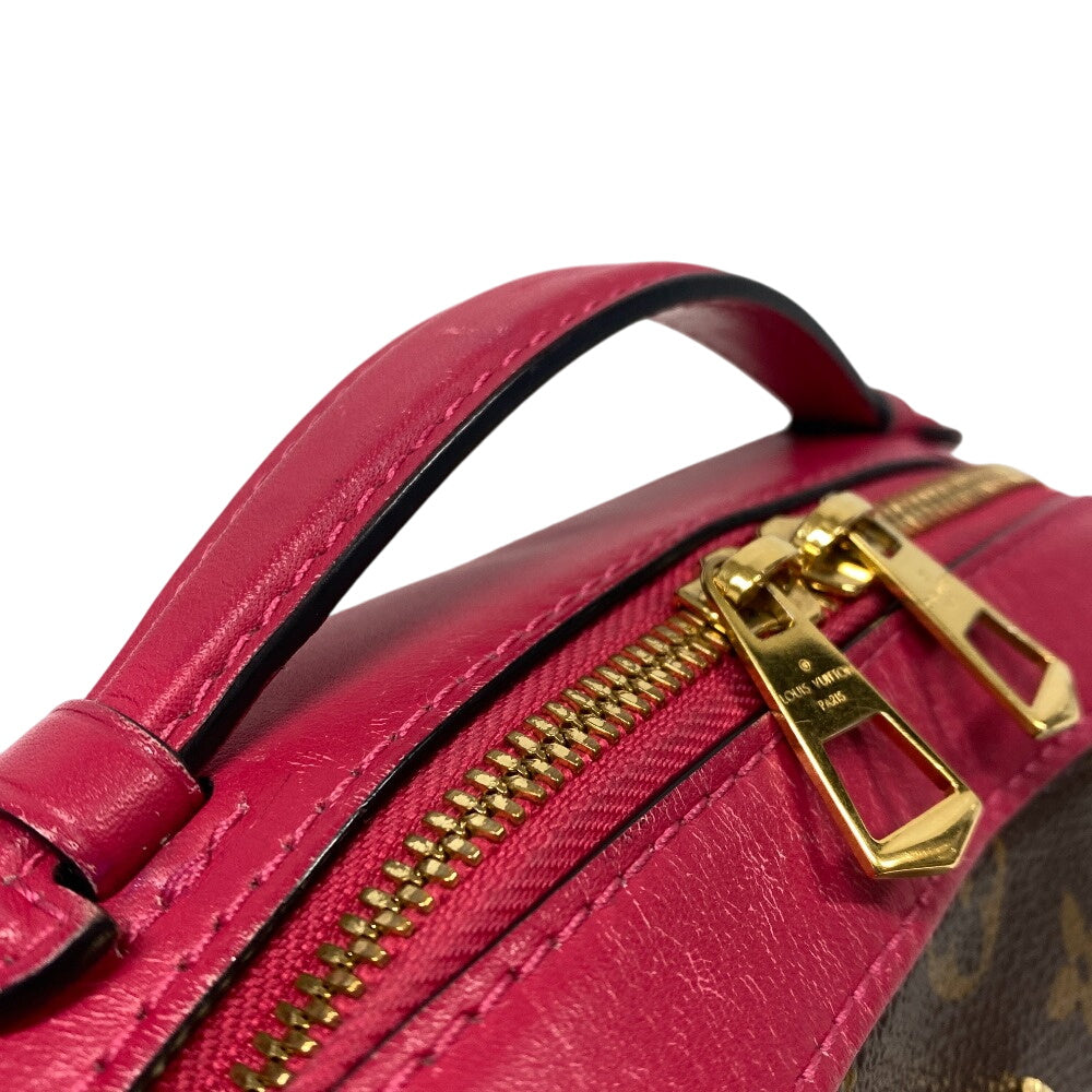 LOUIS VUITTON Shoulder Bag M43557 Monogram, PVC coated canvas Brown Freesia Monogram Saintonge Women Used Authentic