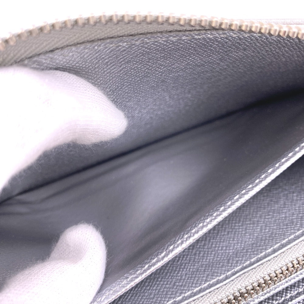 LOUIS VUITTON Long Wallet Purse M82794 leather Silver Zip Around Epi Zippy wallet Women Used Authentic