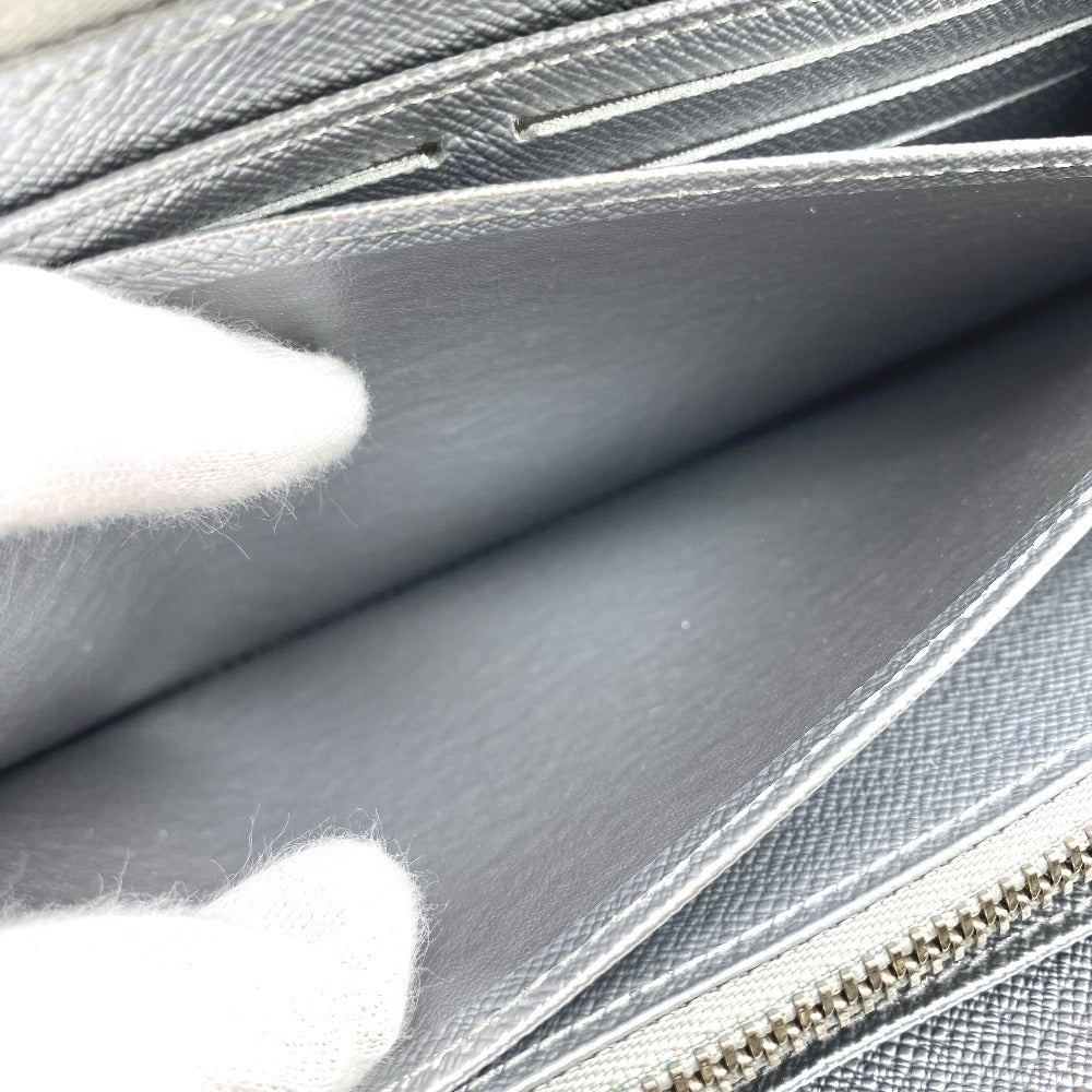 LOUIS VUITTON Long Wallet Purse M82794 leather Silver Zip Around Epi Zippy wallet Women Used Authentic