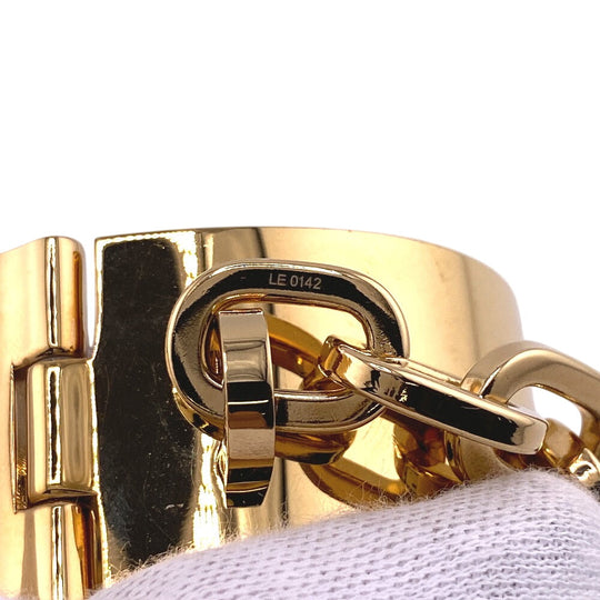LOUIS VUITTON Bangle M65223 Gold Plated gold Rock Me Manchette Women Used Authentic