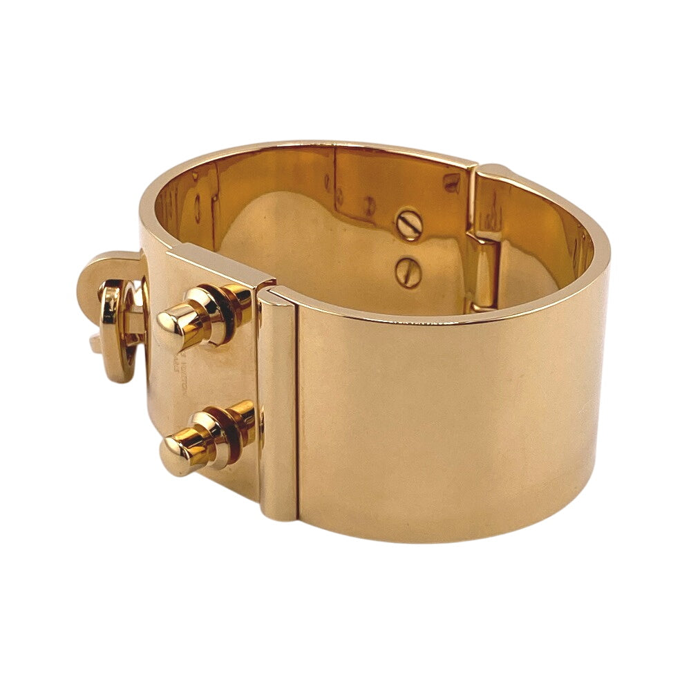 LOUIS VUITTON Bangle M65223 Gold Plated gold Rock Me Manchette Women Used Authentic
