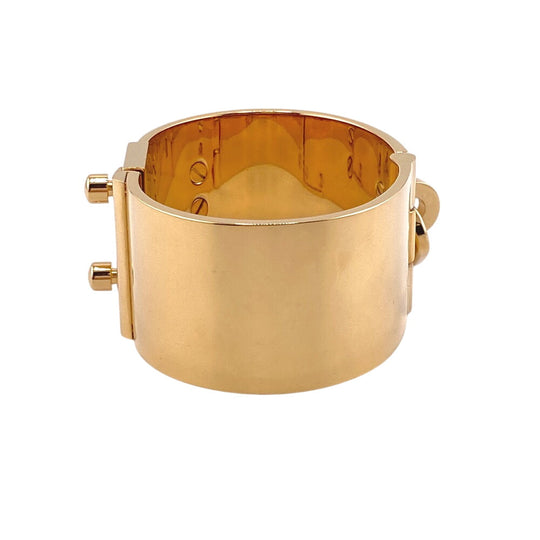 LOUIS VUITTON Bangle M65223 Gold Plated gold Rock Me Manchette Women Used Authentic
