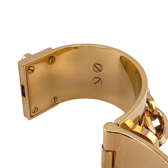 LOUIS VUITTON Bangle M65223 Gold Plated gold Rock Me Manchette Women Used Authentic