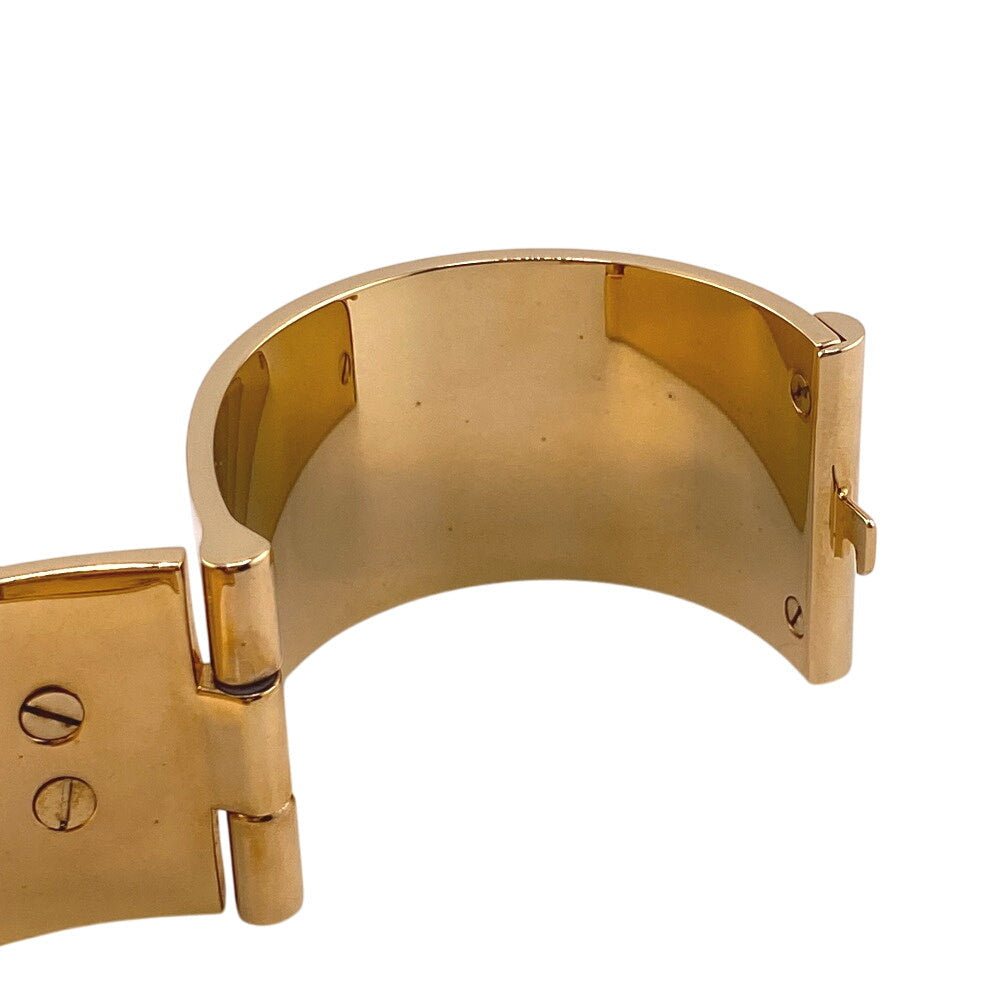 LOUIS VUITTON Bangle M65223 Gold Plated gold Rock Me Manchette Women Used Authentic