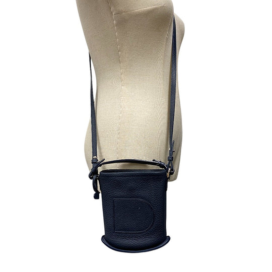 DELVAUX Shoulder Bag leather Navy Pan Toy Women Used Authentic