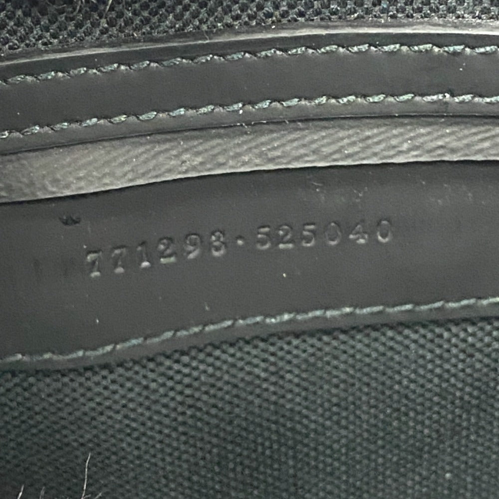 GUCCI Shoulder Bag 771293 rubber black GG Rubber mens Used Authentic