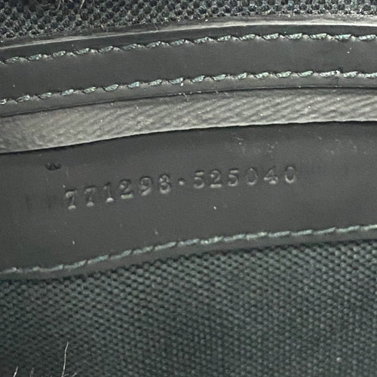 GUCCI Shoulder Bag 771293 rubber black GG Rubber mens Used Authentic