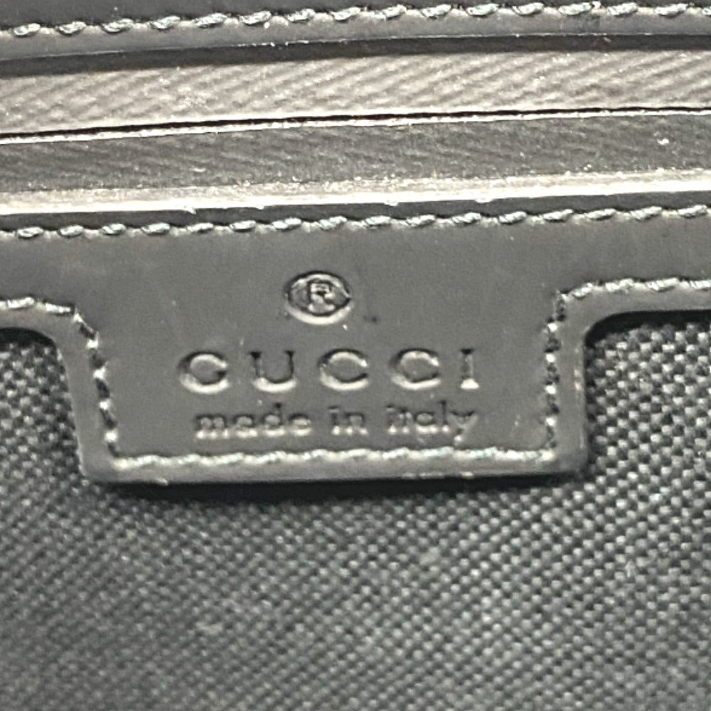 GUCCI Shoulder Bag 771293 rubber black GG Rubber mens Used Authentic