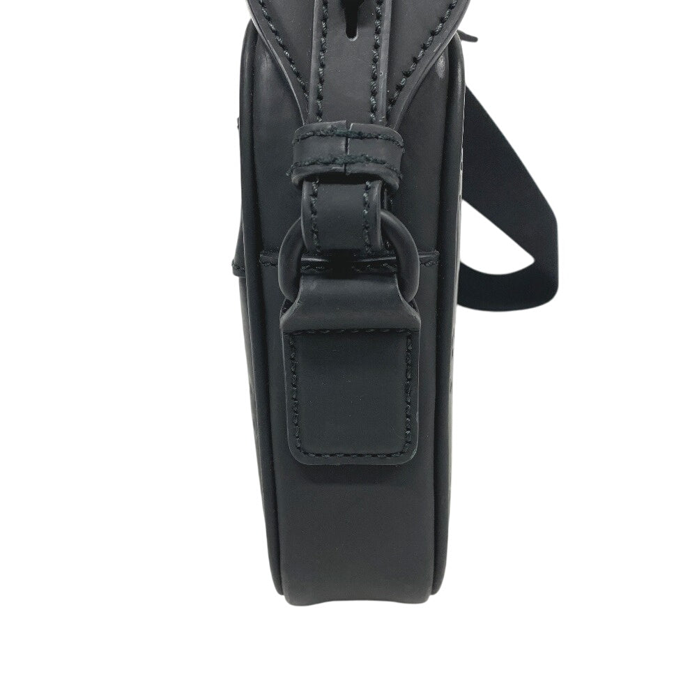 GUCCI Shoulder Bag 771293 rubber black GG Rubber mens Used Authentic