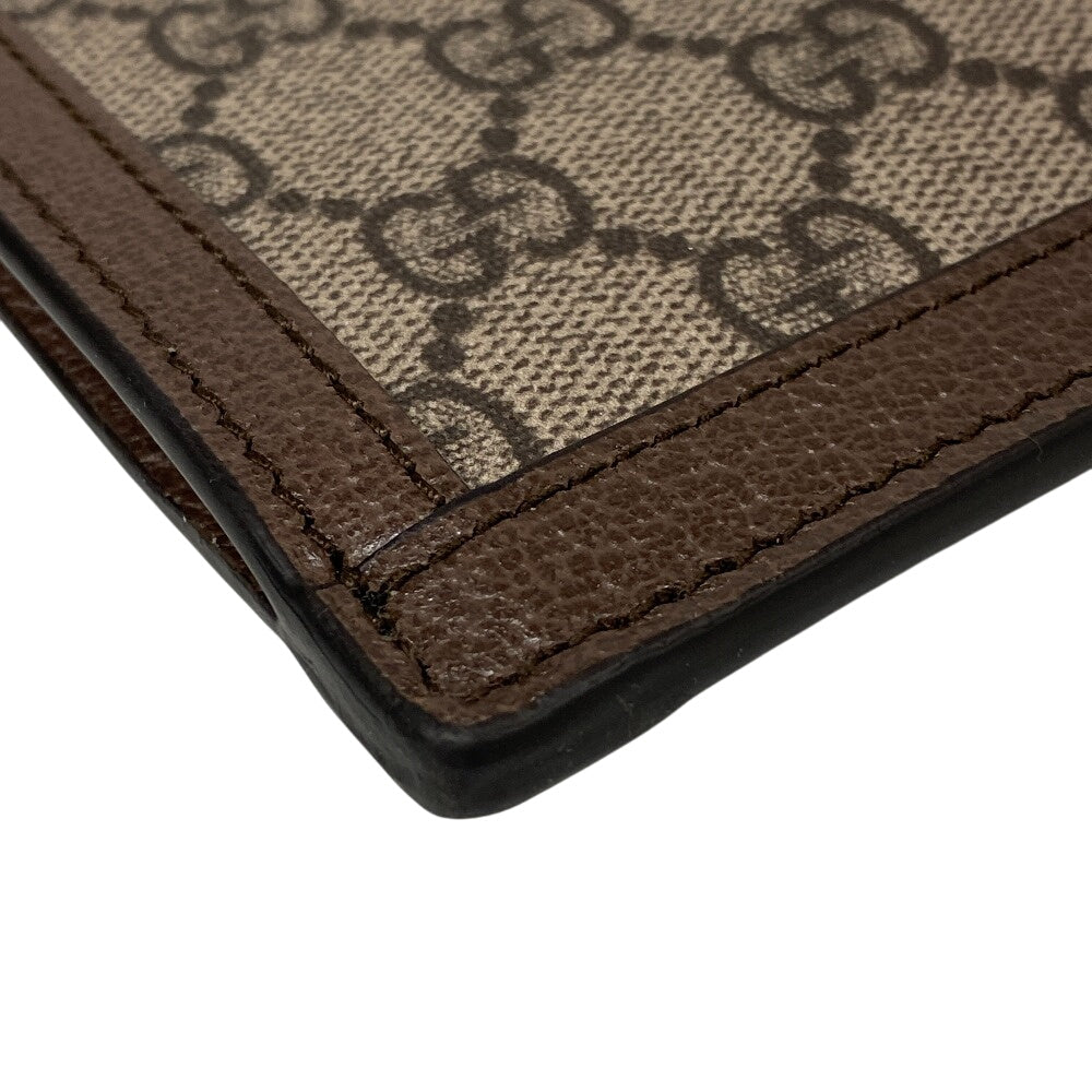 GUCCI Clutch bag 647925 PVC, Leather Brown Disney Donald GG Supreme mens(Unisex) Used Authentic