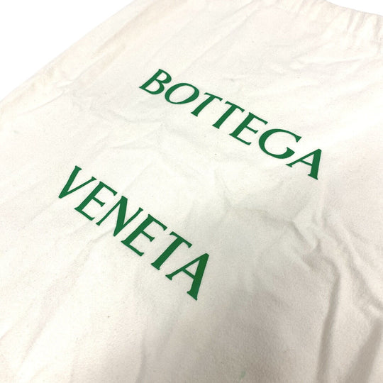 BOTTEGAVENETA Shoulder Bag leather black Chain MAXI INTRECCIATO Padded cassette Women Used Authentic