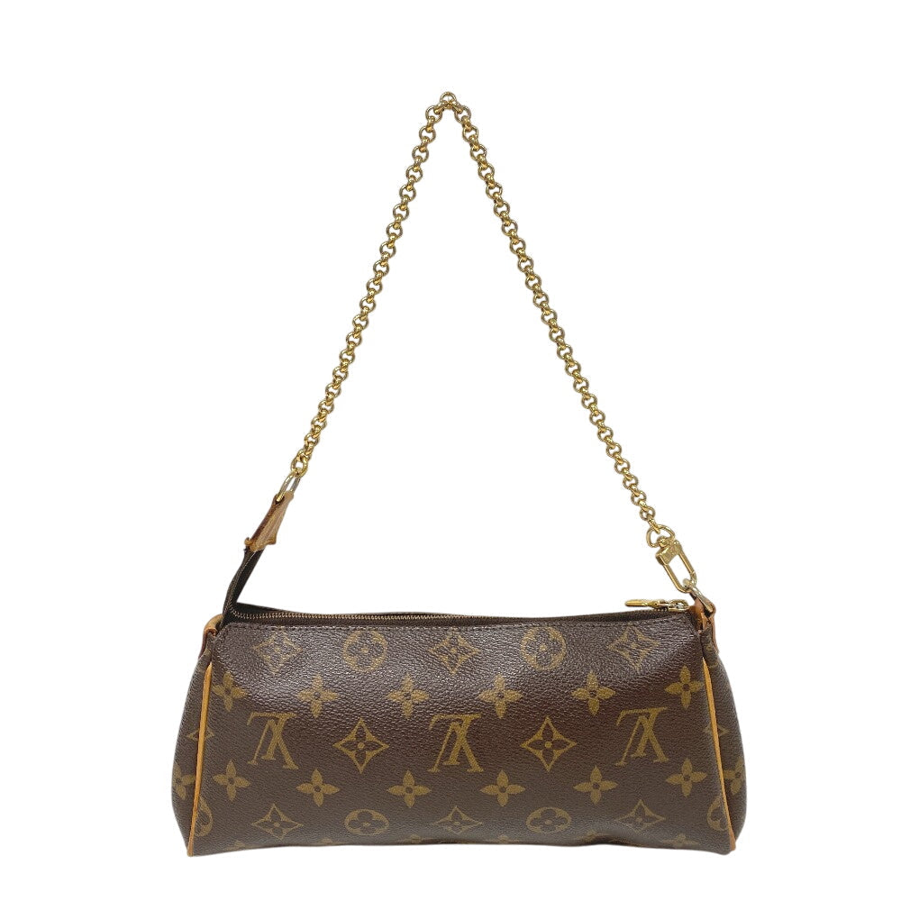 LOUIS VUITTON Shoulder Bag M95567 leather Brown Monogram Eva Women Used Authentic