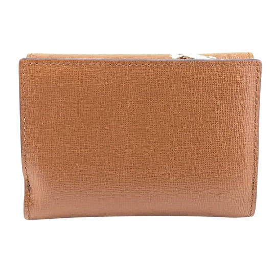 Furla Tri-fold wallet PCZ0 leather Brown Wallet BABYLON Women Used Authentic