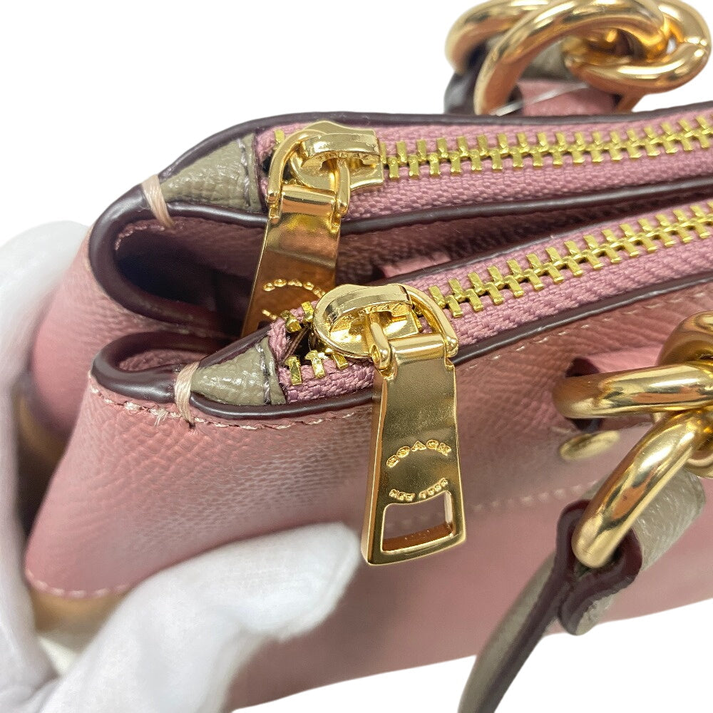 COACH Shoulder Bag F31994 PVC pink Shoulder Bag Mini Brook Women Used Authentic