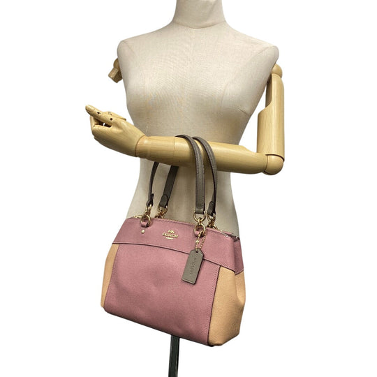 COACH Shoulder Bag F31994 PVC pink Shoulder Bag Mini Brook Women Used Authentic