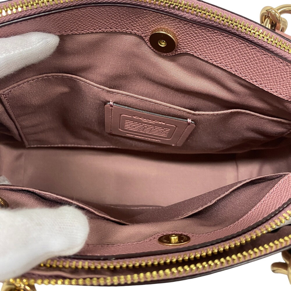 COACH Shoulder Bag F31994 PVC pink Shoulder Bag Mini Brook Women Used Authentic