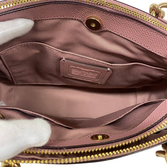 COACH Shoulder Bag F31994 PVC pink Shoulder Bag Mini Brook Women Used Authentic