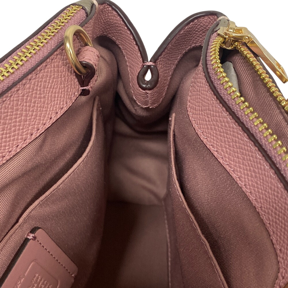 COACH Shoulder Bag F31994 PVC pink Shoulder Bag Mini Brook Women Used Authentic