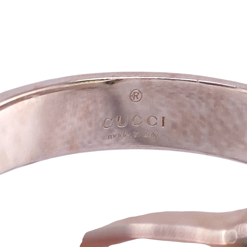 GUCCI Ring 190483-J8400 Silver925 Silver SilverBrit Interlocking G mens Used Authentic