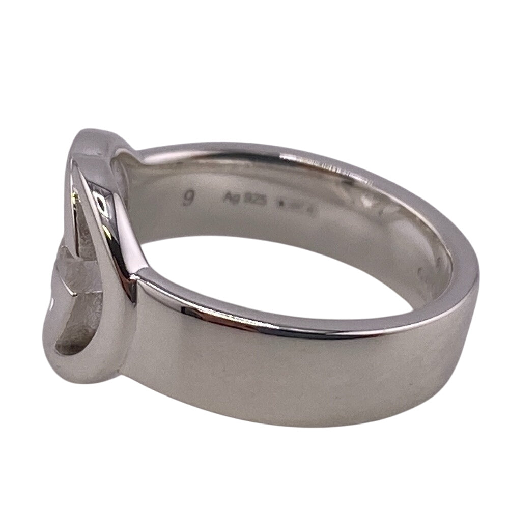 GUCCI Ring 190483-J8400 Silver925 Silver SilverBrit Interlocking G Women Used Authentic