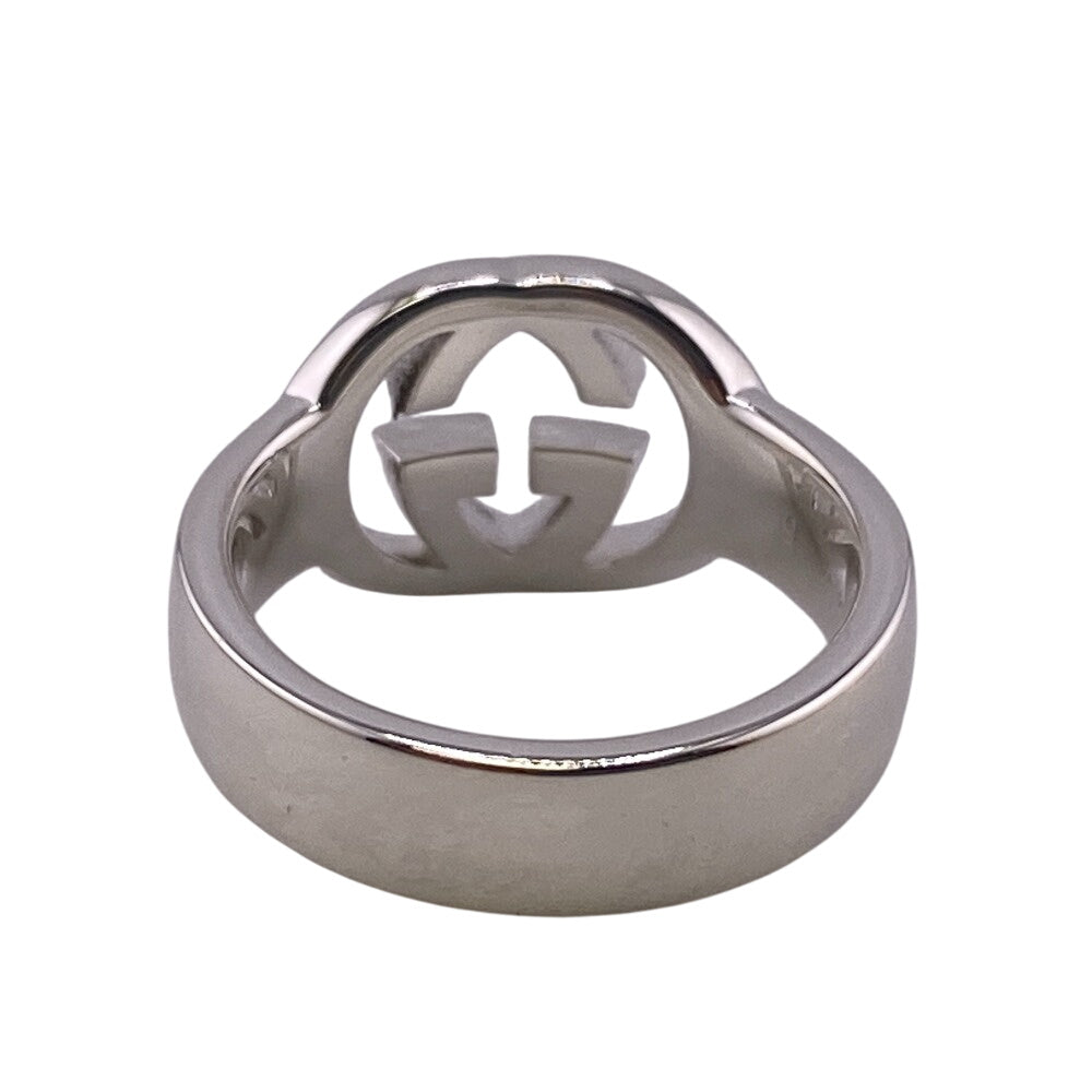 GUCCI Ring 190483-J8400 Silver925 Silver SilverBrit Interlocking G Women Used Authentic