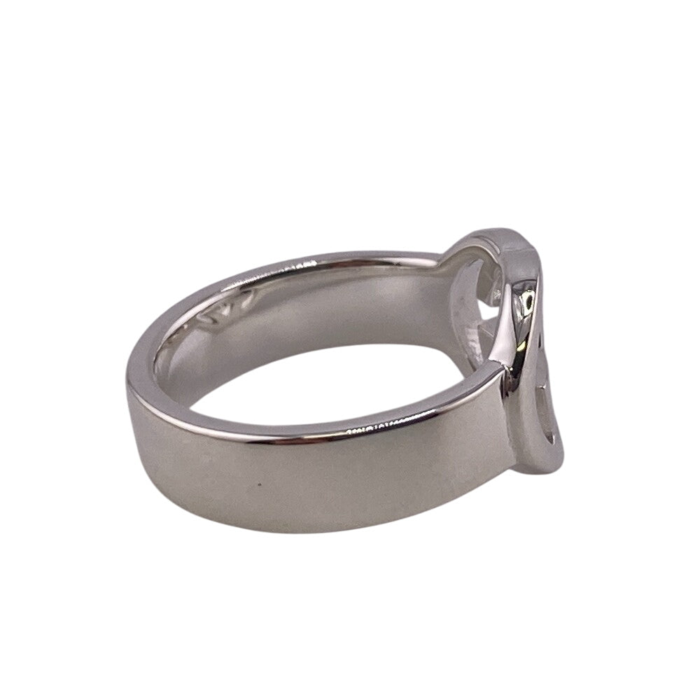 GUCCI Ring 190483-J8400 Silver925 Silver SilverBrit Interlocking G Women Used Authentic