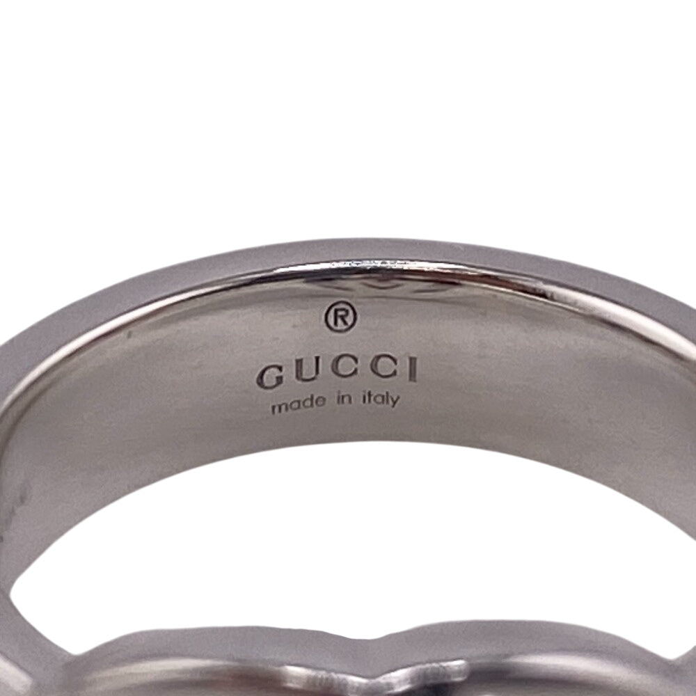 GUCCI Ring 190483-J8400 Silver925 Silver SilverBrit Interlocking G Women Used Authentic