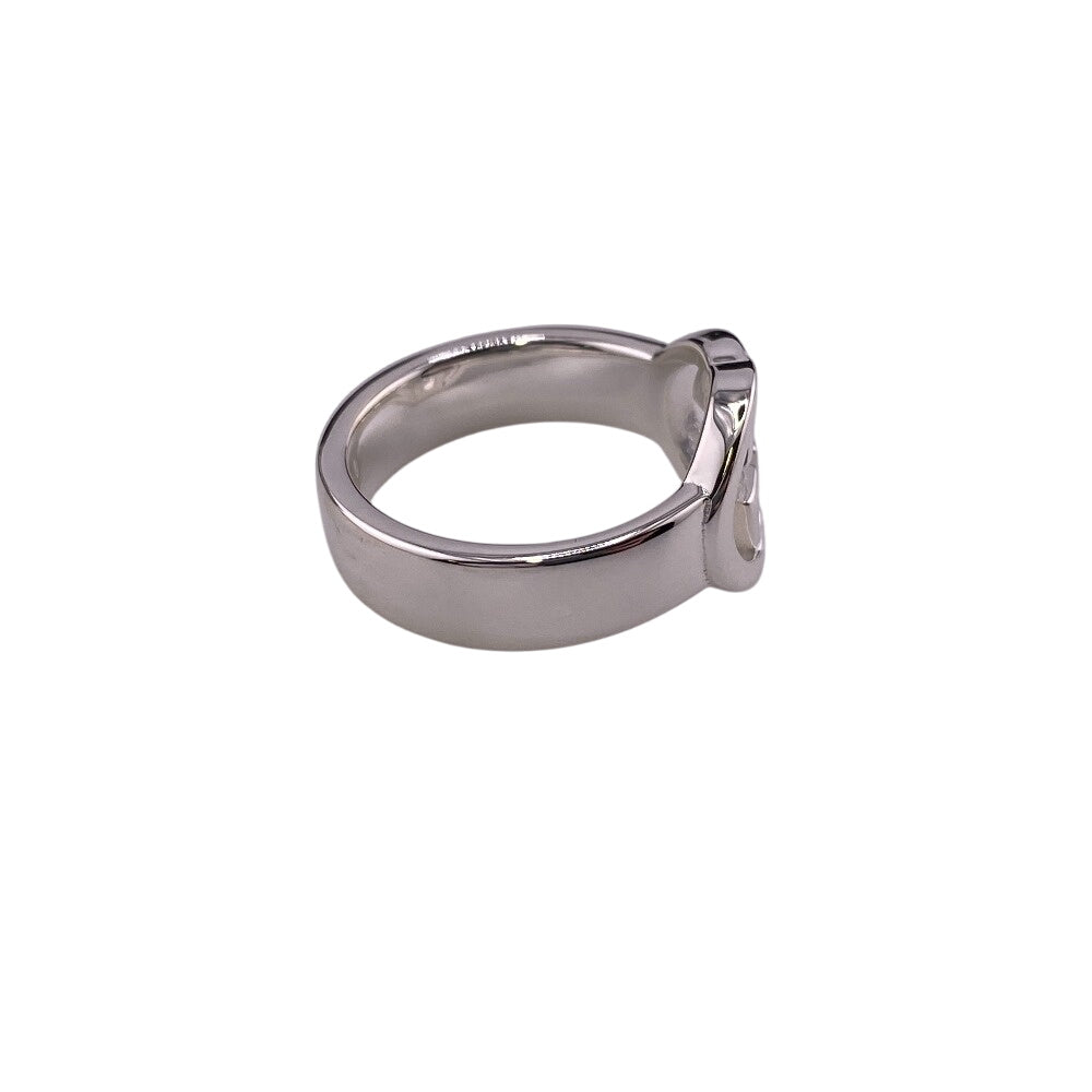 GUCCI Ring 190483-J8400 Silver925 Silver SilverBrit Interlocking G Women Used Authentic