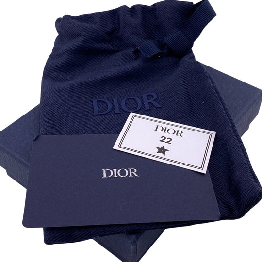 Christian Dior Card Case leather gray Nike AIR DIOR mens Used Authentic